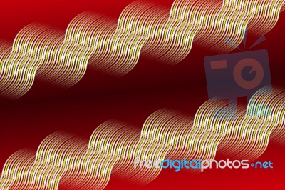 Linee Rosse Stock Image