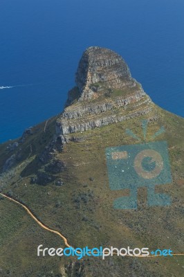 Lion Head Mountain Stock Photo