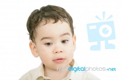 Little Boy Child Stock Photo