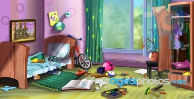 Little Boy's Room Stock Image