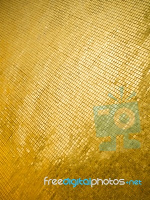 Little Gold Square Surface Stock Photo