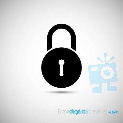 Lock Icon Stock Image