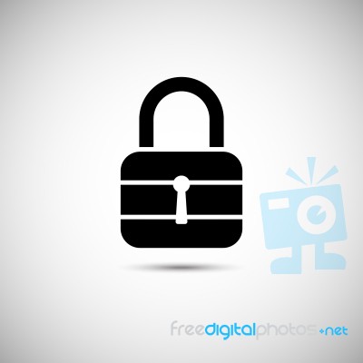 Lock Icon Stock Image