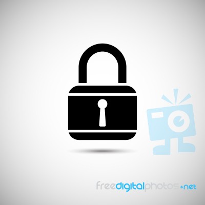 Lock Icon Stock Image