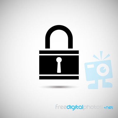 Lock Icon Stock Image