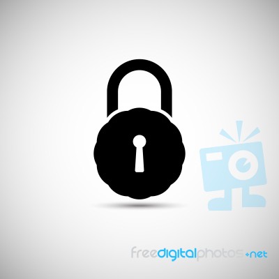 Lock Icon Stock Image