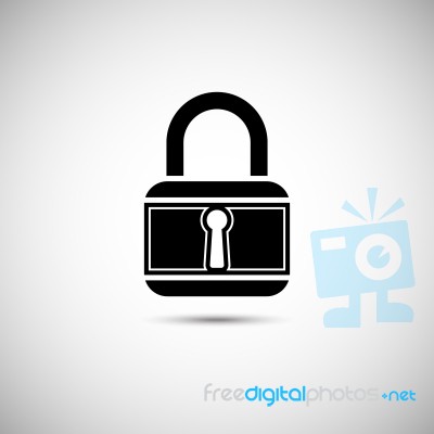 Lock Icon Stock Image