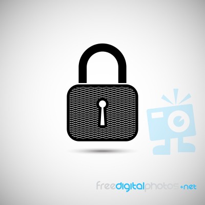 Lock Icon Stock Image