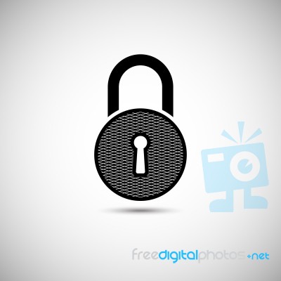 Lock Icon Stock Image