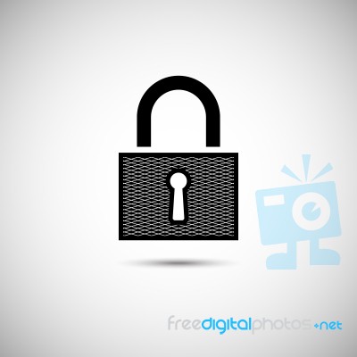 Lock Icon Stock Image