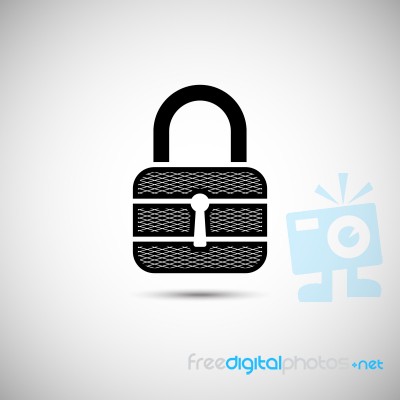 Lock Icon Stock Image