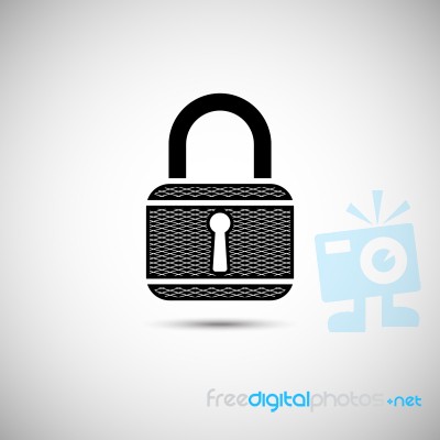 Lock Icon Stock Image