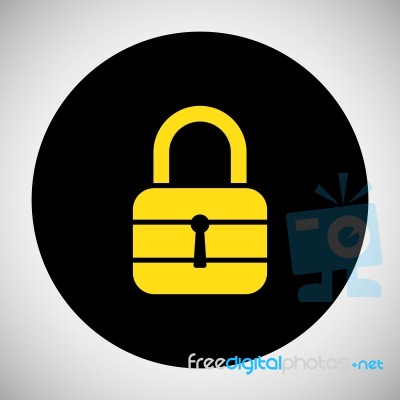 Lock Icon Stock Image