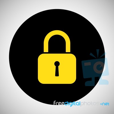 Lock Icon Stock Image