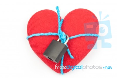 Lock Your Heart Stock Photo