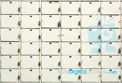 Lockers Stock Photo