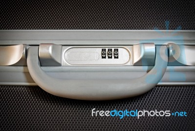 Lockpad Luggage Stock Photo