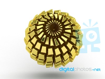 Logo Sphere Abstract Stock Image