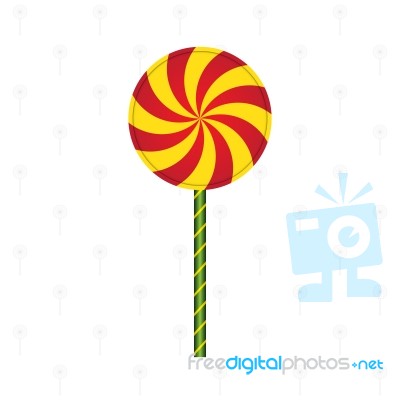 Lollipop  Illustration Stock Image