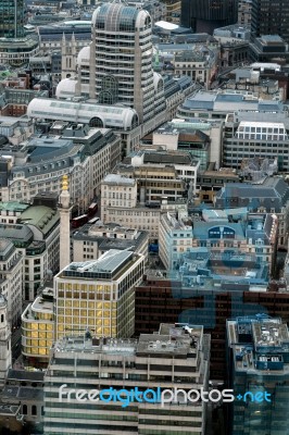 London - December 6 : View From The Shard In London On December Stock Photo