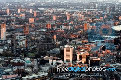 London - December 6 : View From The Shard In London On December Stock Photo