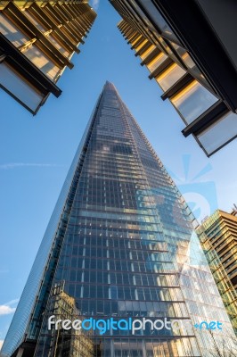 London - December 6 : View Of The Shard In London On December 6,… Stock Photo