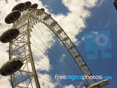 London Eye Stock Photo