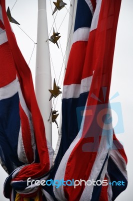 London Flag Stock Photo