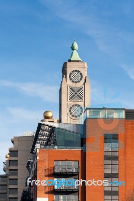 London - January 27 : Oxo Tower On The Southbank In London On Ja… Stock Photo