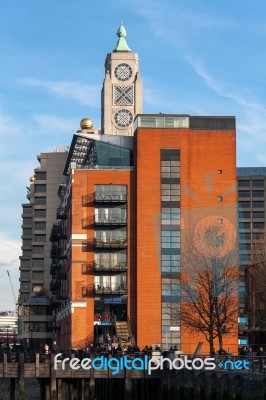 London - January 27 : Oxo Tower On The Southbank In London On Ja… Stock Photo