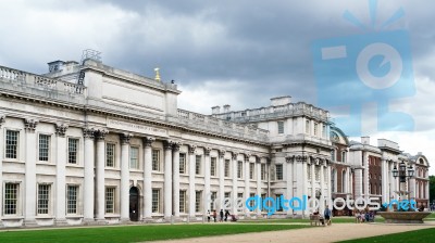 London - July 30 : View Of The Greenwich Maritime Museum In Lond… Stock Photo