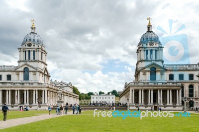 London - July 30 : View Of The Greenwich Maritime Museum In Lond… Stock Photo