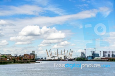 London - July 30 : View Of The O2 Building In London On July 30,… Stock Photo