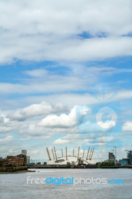 London - July 30 : View Of The O2 Building In London On July 30,… Stock Photo