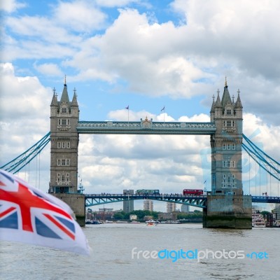 London - July 30 : View Of Tower Bridge In London On July 30, 20… Stock Photo