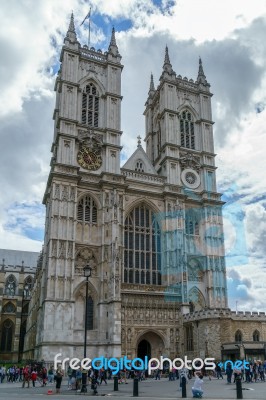 London - July 30 : View Of Westminster Cathedral In London On Ju… Stock Photo