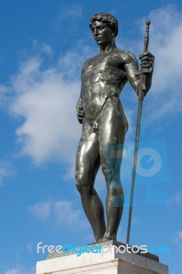 London - November 3 : Machine Gun Corps Memorial In London On No… Stock Photo