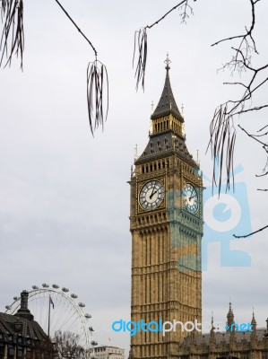 London Uk March 2014 - View Of Big Ben Stock Photo