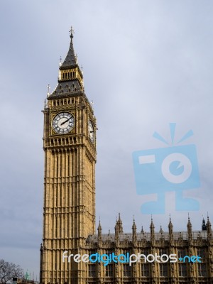 London Uk March 2014 - View Of Big Ben Stock Photo