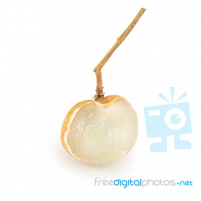 Longan Isolated On A White Background Stock Photo