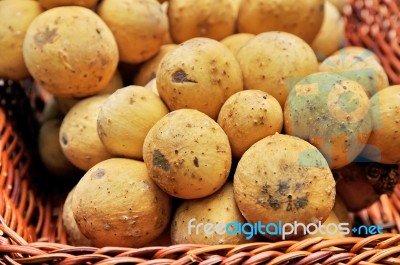 Longkong Fruit Stock Photo