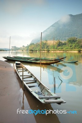 Longtail Boat Stock Photo