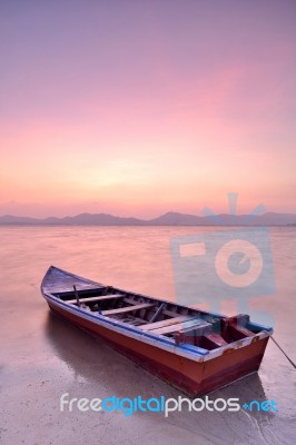 Longtail Boat Stock Photo