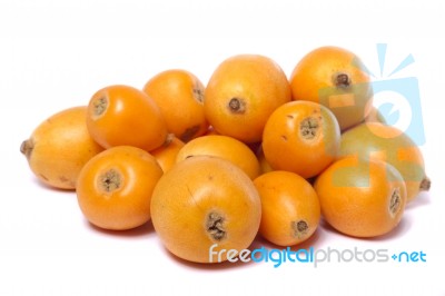 Loquat Fruit Stock Photo