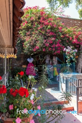 Los Angeles, California/usa - August 10 : Olvera Street Market I… Stock Photo