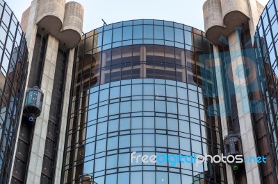 Los Angeles, California/usa  - July 28 : Exterior Of A Building Stock Photo