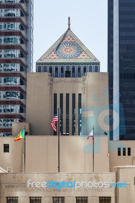 Los Angeles, California/usa - July 28 : Library In Los Angeles C… Stock Photo