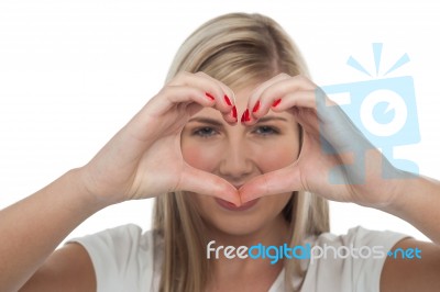 Love And Compassion Of Cute Teenage Girl Stock Photo