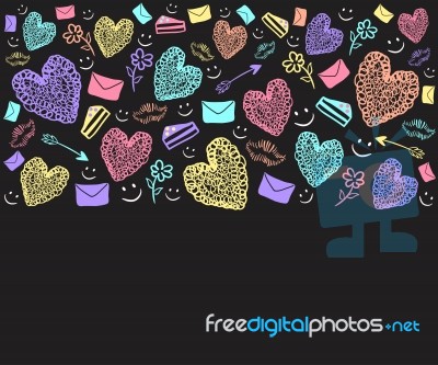 Love Background Stock Image