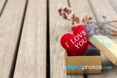 Love Box Concept Stock Photo